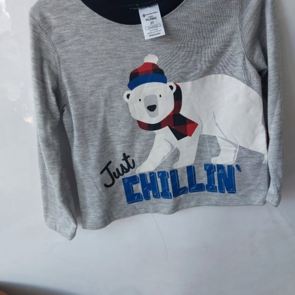 3 Piece-Dino Member's Mark Children's long Sleeve Pajama Set - Picture 9 of 9